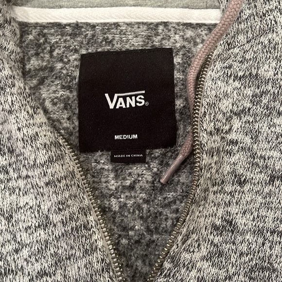 Vans grey hoodie medium - Picture 2 of 2